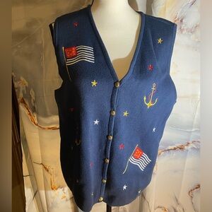 Croft & barrow  sweater vest size extra Large XL